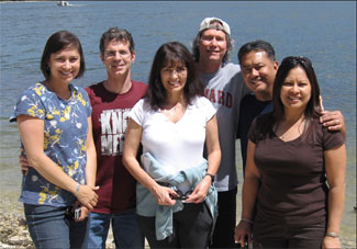 The Bordieris, McKeans and Untalans during the Shepherds Retreat at Big Bear Lake!